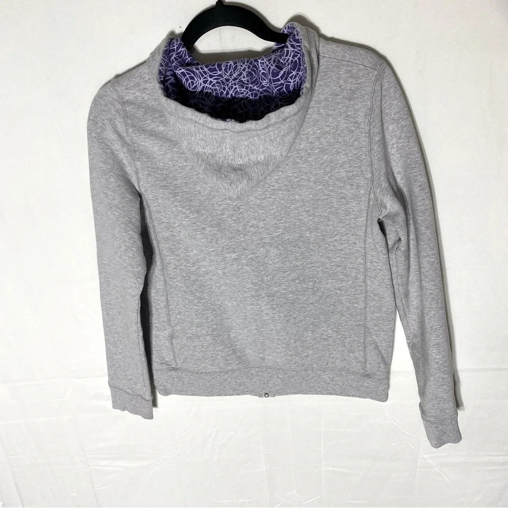 Champion Light Grey Zip Front Activewear Hoodie S - Picture 15 of 16